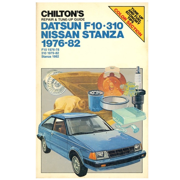 Chilton Datsun F10 – 310 Nissan / Stanza Repair Service Manual 1976 – 82 - Picture 1 of 5